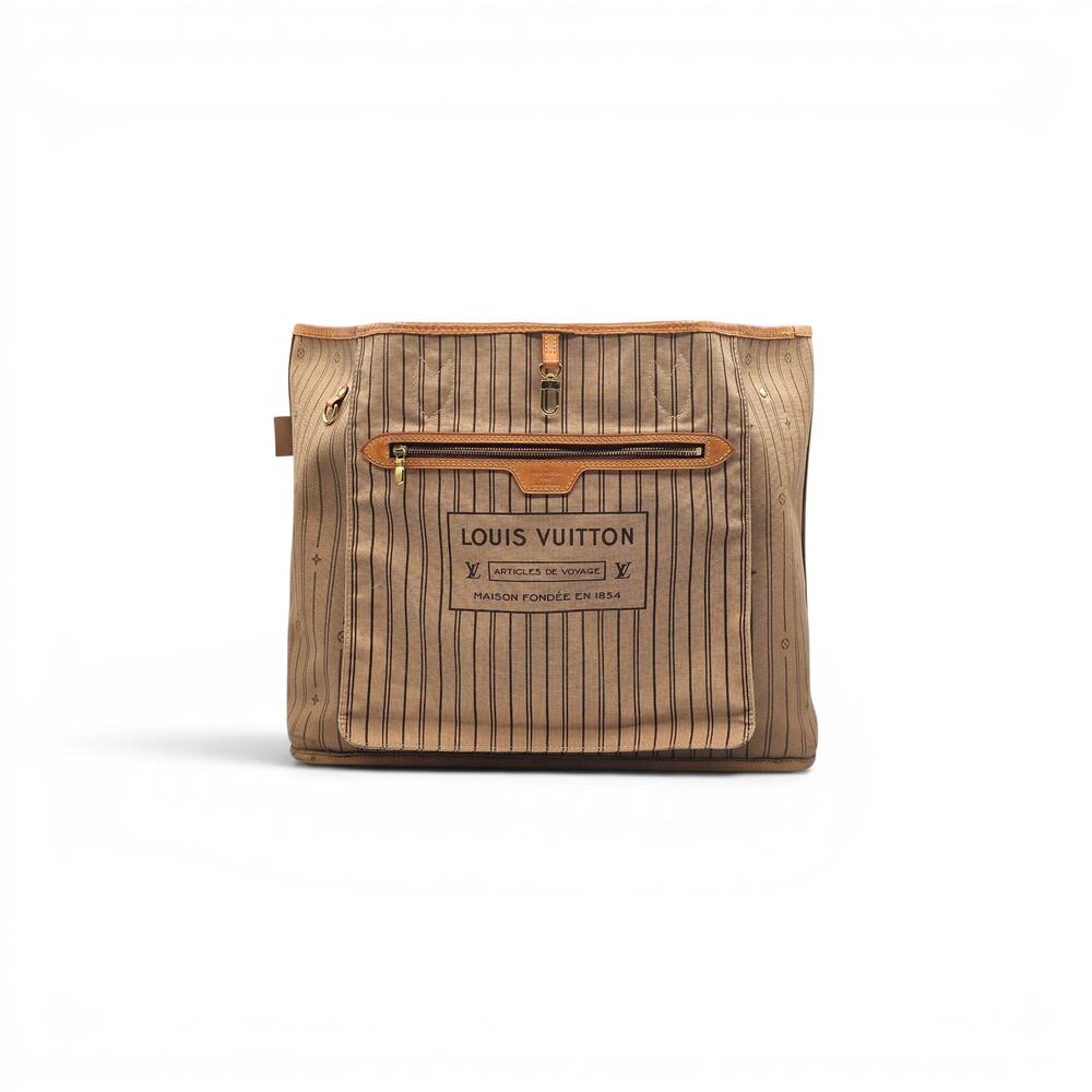 Louis Vuitton Neverfull MM Monogram Canvas Tote Bag Brown - Preowned - Picture 4 of 15